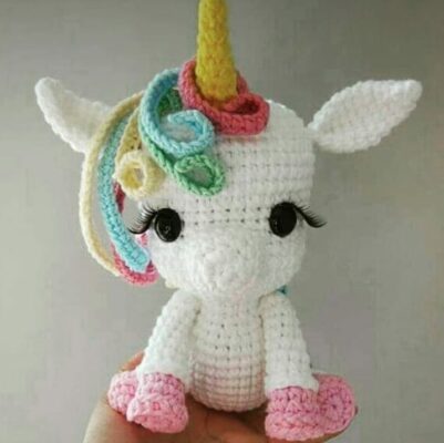 unicornio amigurumi